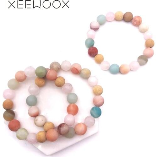 Colorful Beaded Bracelet 2019 New Natural Stone Bracelet For Women Man Bracelet With Stone Yoga Beads Energy Luxury Charm Gift