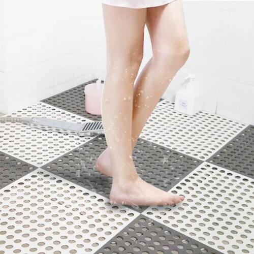 Creative Bathroom Mats Anti-Slip Splicing Mat for Toilet Kitchen Floor Rugs Non-slip Foot Massage Bathroom Carpet Bath Rug
