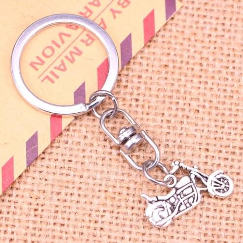 Fashion Keychain 14x25mm motorcycle scooter autocycle Pendants DIY Men Jewelry Car Key Chain Ring Holder Souvenir For Gift