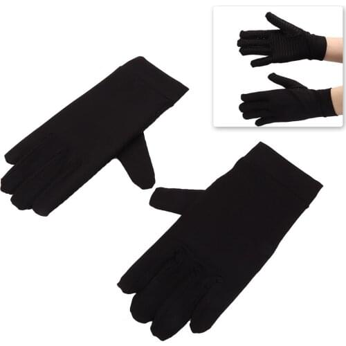Pair of Copper Fiber Gloves Non-Slip Hands Arthritis Compression Therapy Gloves Joint Pain Relief