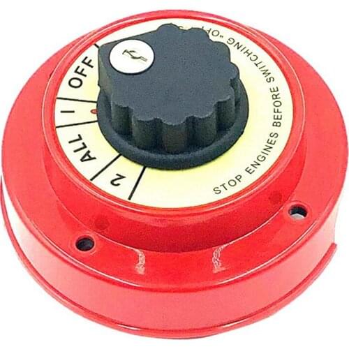 Battery Disconnect Switch Master Isolator Battery Selector Switch for Marine Boat Car Truck Camper RV Trailer Engine