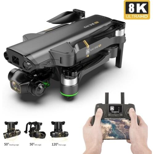KAI One Professional GPS Quadcopter 3-Axis Gimbal 4K 5G WiFi FPV 8KCamera RC Drone RTF