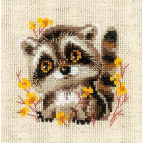 Riolis 1754 Little bear 20-20 Cross stitch kits Cross Stitch Kit Packages Counted Cross-Stitching Kits Cross stich Painting Set