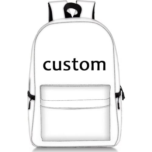 Customize Your Name Backpack Children Shoulder School Bag Fashion Boy Girl Backpack Gift TTravel Large Capacity Bag