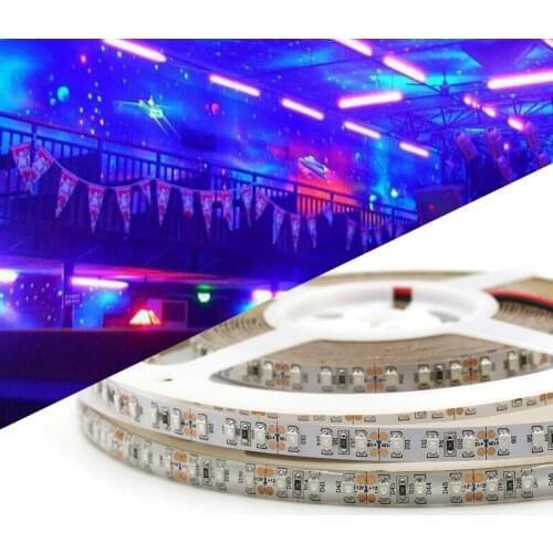 UV led strip 395-405nm Nail Polish Dryer Lamp Gel Acrylic Curing light 3528 SMD 120leds/M Waterproof Ribbon Purple Flexible 12V