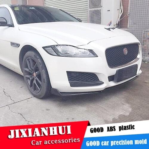 For Jaguar XE/XFL Body kit spoiler 2018-2020 For Jaguar XE/XFL ABS Rear lip rear spoiler front Bumper Diffuser Bumpers Protector