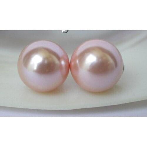 Womens cospay collares kolye piercing marvel choker for women pink sea shell pearls earrings Ms. 10mm earrings earrings