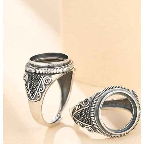 13*13mm 925 STERLING SILVER Semi Mount Bases Blanks base blank Pad rings ring Setting set diy jewelry A5630