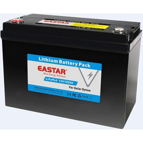 3 years warranty rechargeable solar storage system 12.8v 100Ah lithium battery