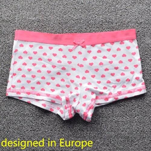Heart dot Assorted girls boxes briefs Shorts baby cute trunk kids underpants child panties cotton pants children underwear 5Pack