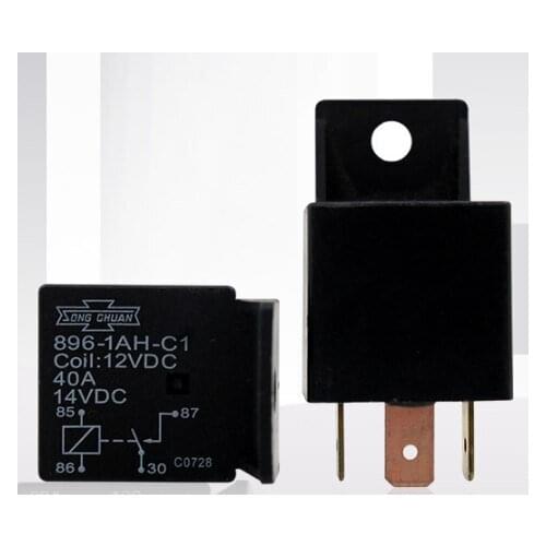 Auto Relays Camera Anti-interference 12v 4pin 40A with Relay Socket for Car