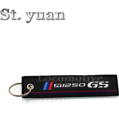 Motorcycle BMW G310R G310GS R1200R R1200RT R1200GS ADVENTURE R1250GS key ring motorcycle embroidery series keychain