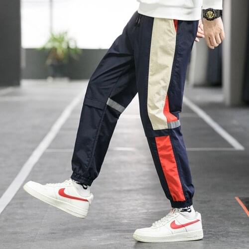 Mens Cargo Harem Pants 2020 Black Hip Hop Casual Male Joggers Trousers Fashion Casual Streetwear Pants Men Clothes
