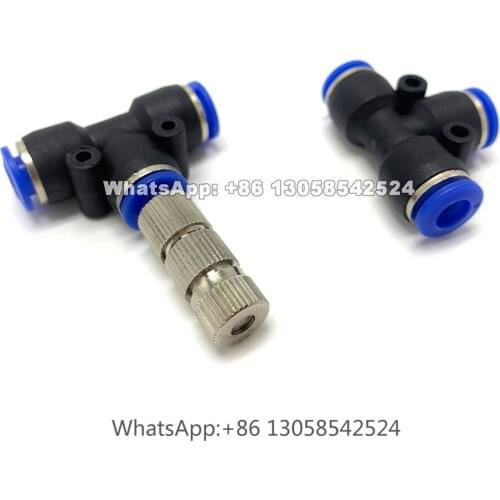 Air Hose Quick Plug-in Connector, Plastic Pipe Fitting, Water Hose Pneumatic Accessories, Straight, Elbow, Three-way, Four-way