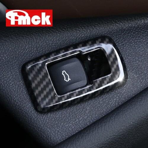 For BMW 5 Series G30 2017 2018 2019 2020 ABS Chrome Car Accessories Electric Tail Door Trunk Button Switch Trim Cover Sticker