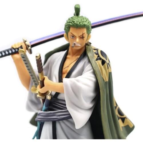 Anime One Piece The Man of the Great Passage Wano Kuni Sauron Luffy Figure PVC Action Zoro Luffy Collectible Figurine Model 18cm