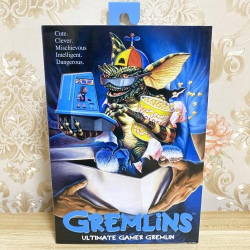 NECA Gremlins Ultimate Gamer Film Gremlins Alien Set Gremlin Greta Action Figure Model Toys Original Collection