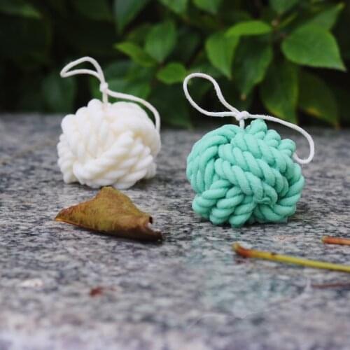 Yarn ball scented candle mold home decoration handmade diy material silicone mold