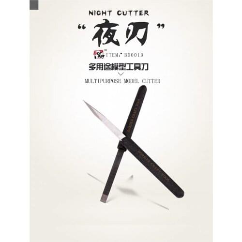 Push The Knife Figure Gundam Military Diorama Model Kit Tools Dedicated Double-Head Push Knife Scribing Knife Hook Knife