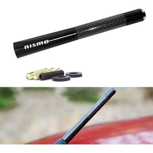 New 4.7 Inch 12Cm Black Carbon Fiber Short Antenna For Seat CUPRA Leon MK3 MK2 Ibiza 6J 6L FR Ateca Arona car Accessories