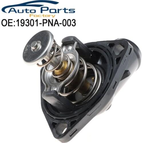 New Coolant Racing Thermostat Assembly Water Inlet Flange For Honda Civic CR-V Acura RDX RSX 19301-PNA-003 19301PNA003