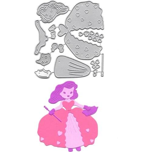 Cutting Die New 2021 Metal Die Cut Barbie Doll Stencils For DIY Scrapbooking Card Making Album Paper Embossing Handmade Crafts