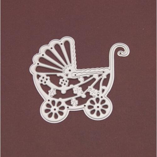 Die Cutting dies Baby carriage metal craft paper die Scrapbooking/DIY Embossing mould Easter New Year