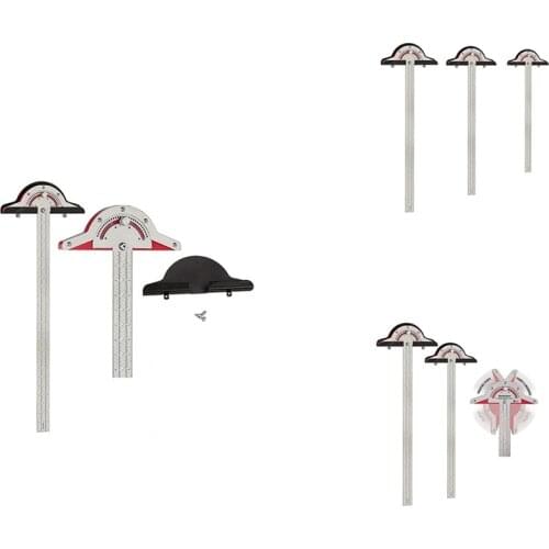 Woodworkers Edge Rule,Protractor Angle Finder,Two Arm Woodworking Ruler Angle Measure Tool, Baseboard Crafts