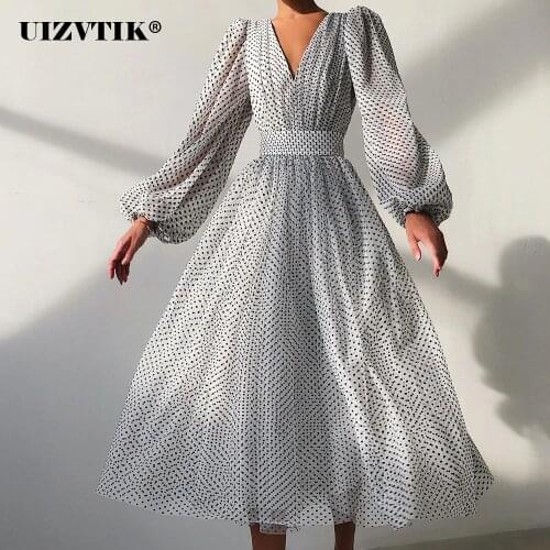 UIZVTIK Long Sleeve Summer Dresses