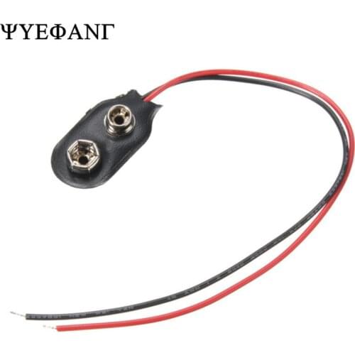 10pcs 9V Battery Snap Connector Clip Lead Wires Holder I Typefor Arduino DIY