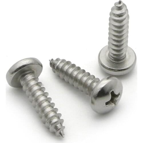 20pcs/lot M3 M4 9.5/13/16/19/22/25/30/35/40/45/50/55/60/60mm screw Marine Grade Stainless Steel Countersunk Self Tapping Screws