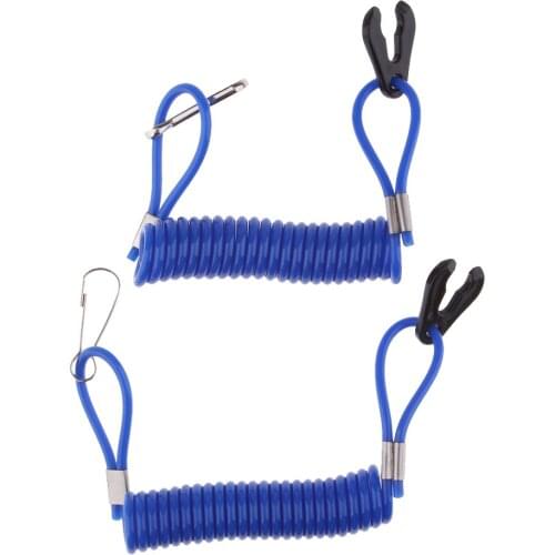 2x Boat Marine Kill Stop Switch Key Lanyard Fit for Yamaha Outboard