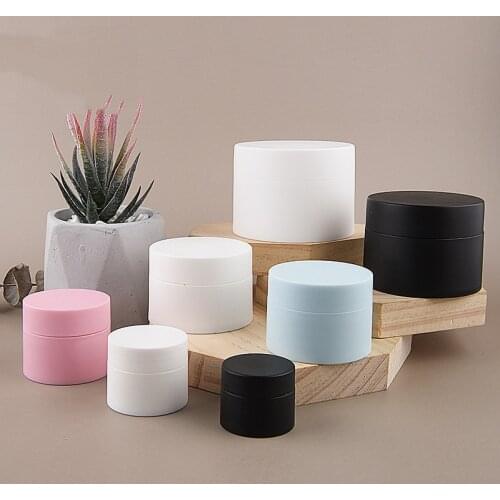 50pcs 3g 5g Plastic can Cosmetic Empty Jar Pot Box Nail Art Gel Powder Bead Storage Container Round colorful Makeup Tools