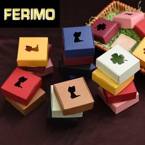 50pcs Hollowed-out Colorful Pearl Paper Aircraft Box DIY Handmade Soap Package Small Jewelry Wedding Candy Gift Packaging Boxes