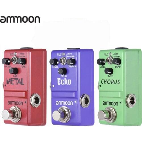 Ammoon Nano Series Delay Guitar Effect Pedal True Bypass Aluminum Alloy Body guitar effect pedal guitar accessories guitar parts