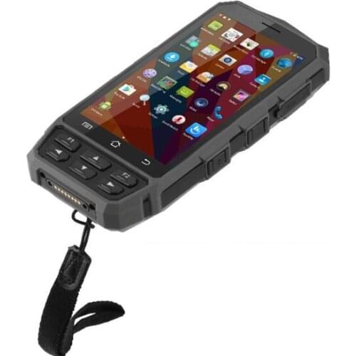 Free shipping UHF PDA Barcode Scanner 4G Bluetooth-compatible Android 7.0 Industrial Handheld Terminal RFID Reader