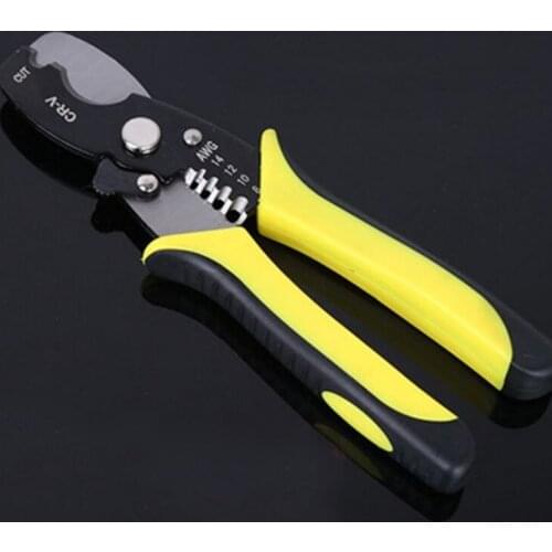 Free Ship! OUDISI Multifuntional Wire Stripper Cable Cutting Crimping Pliers Multitul Tool For Terminal Electrician Hand Tools