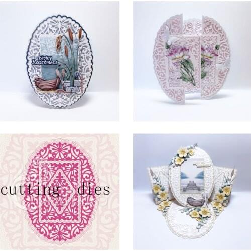 Photo album embossing Metal cutting dies cross stitch scrapbooking diesstencil Holiday card christmas new cutting dies for 2021