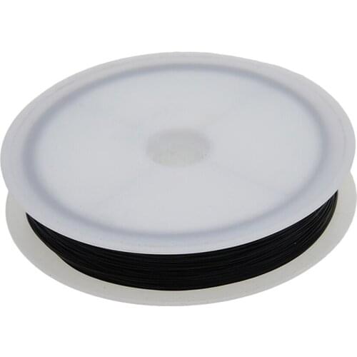 1 Roll 50 Meters Steel Tiger Tail for DIY Necklace Bracelet Jewelry Making 0.38mm