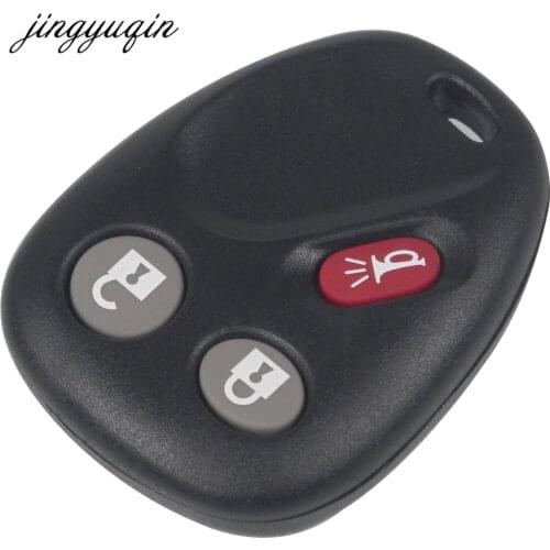 Jingyuqin Remote Entry Keyless Car Key Shell Case Fob For G-M For Buick Chevrolet 3 Buttons