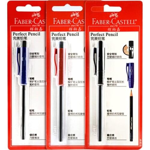 FABER CASTELL 1829 perfect set, four in one Pencil + pen sharpener +Eraser +Sheath of a pen