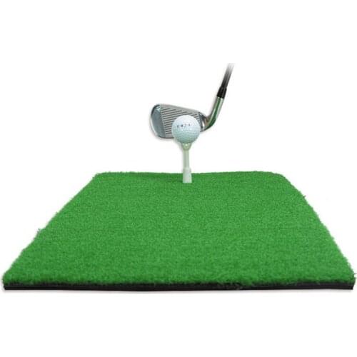 Golf Practice Mat Residential Training Artificial Grass Golf Exercise Mat Practice Rubber Tee Holder Golf Hitting Mat
