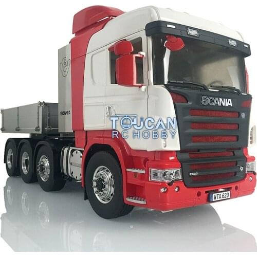 Hercules Painted Sca Cabin LESU RC 1/14 8*8 Metal Chassis Hopper Tractor Truck Model THZH0629-SMT3