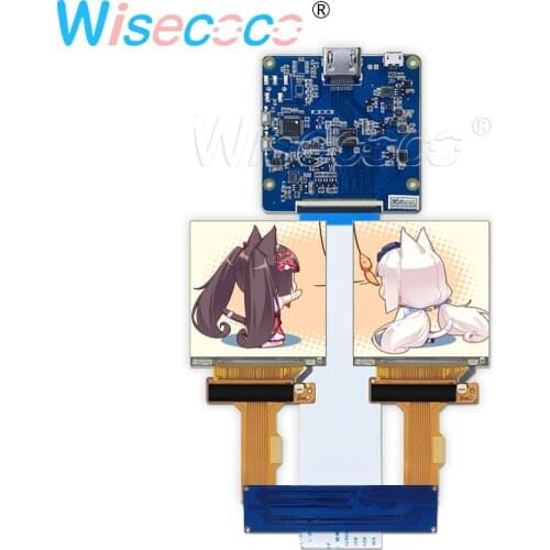 LS029B3SX04 2.9 Inch VR HMD AR LCD TFT Display 1440x1440 Dual Screen 40 PINS MIPI Control Board