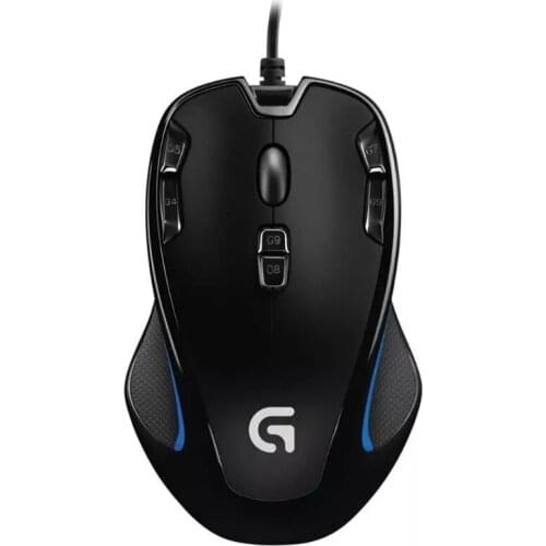 Original Logitech G300S Wired Gaming Mouse 2500DPI 9 Programmable Buttons Rechargeable For Laptop PC Mouse Gamer