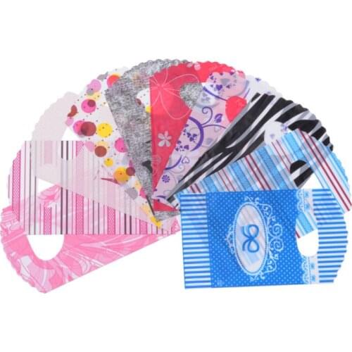 Pandahall 500pcs/lot 20x13cm PE Material Mixed Color Mini Plastic Bags for Packaging Valentines Gift Shipping Pouches Wholesales