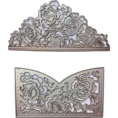 Rose Cover Metal Cutting Dies Stencil Scrapbooking DIY Album Stamp Paper Card Embossing Decor
