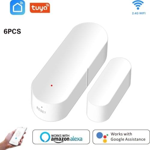 Tuya Zigbee 3.0 Smart Contact Detectors Security Gate Door Window Sensor Transducer Smart Life Home Works With Alexa Google Home
