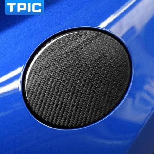 Car Accessories Interior Carbon Fiber Fuel Tank Cap Decoration Cover Trim Car Sticker Styling For Subaru BRZ Toyota 86 2014-2019