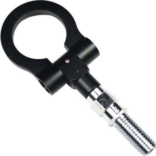 Tow Hook Ring Eye Racing Universal Aluminum Alloy Vehicle Bumper Euro Car Trailer Auto Multi Color Front Rear Easy Install